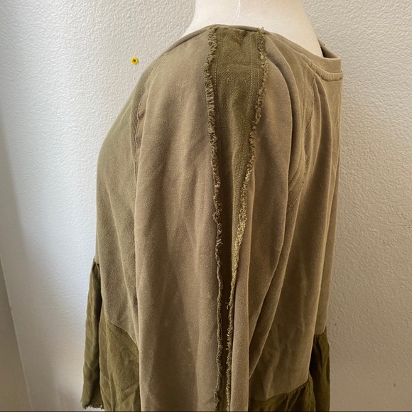 Umgee Mineral Wash French Terry Sweatshirt